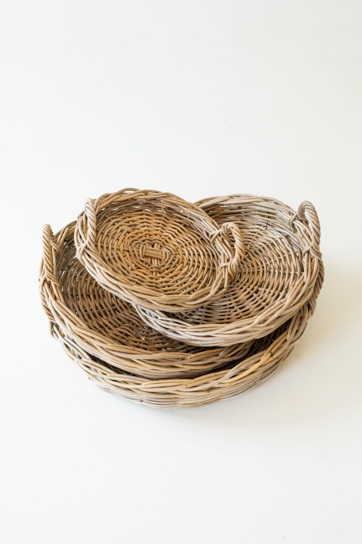 Rattan Round Tray