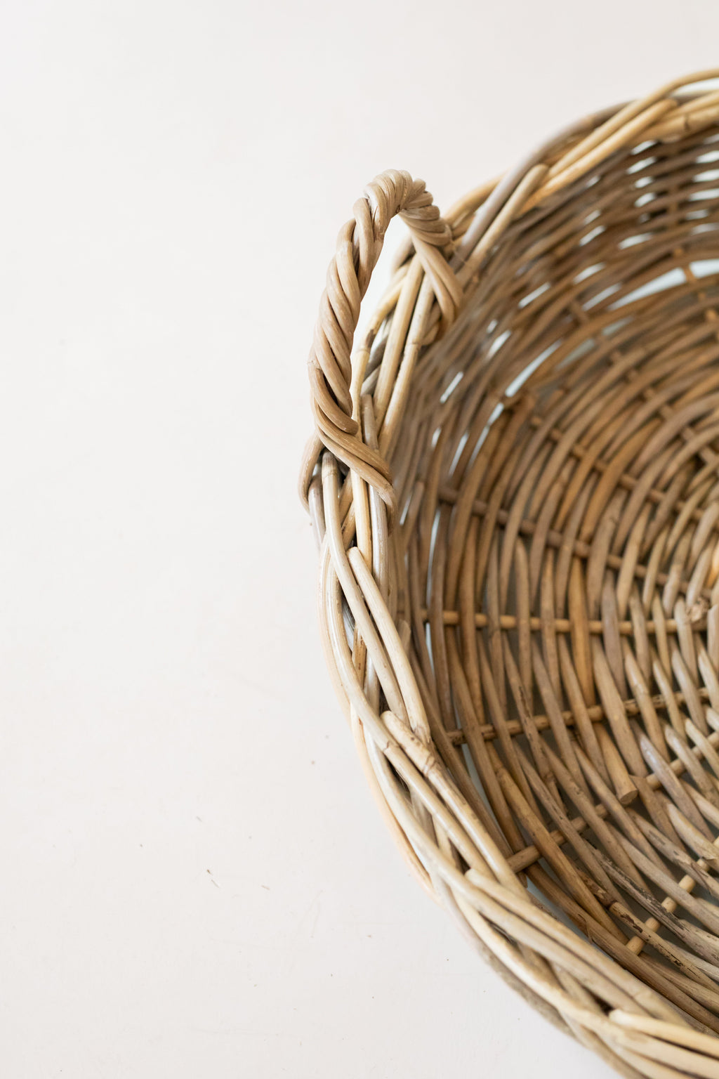Rattan Round Tray