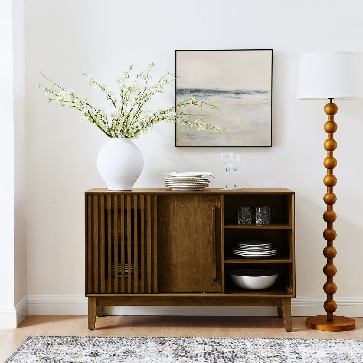 47.3" Sideboard Buffet Cabinet with Storage