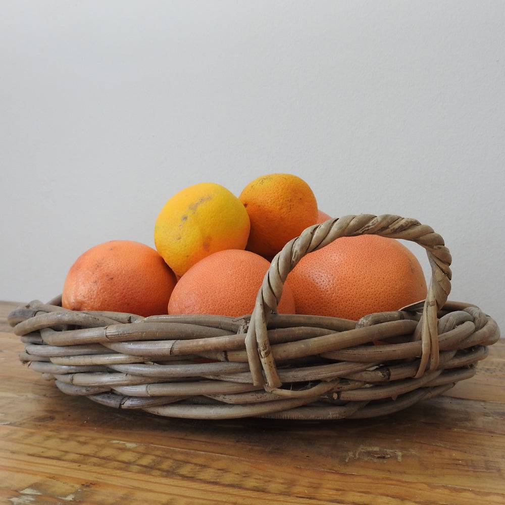 Rattan Round Tray