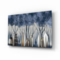Vases and Trees Glass Wall Art